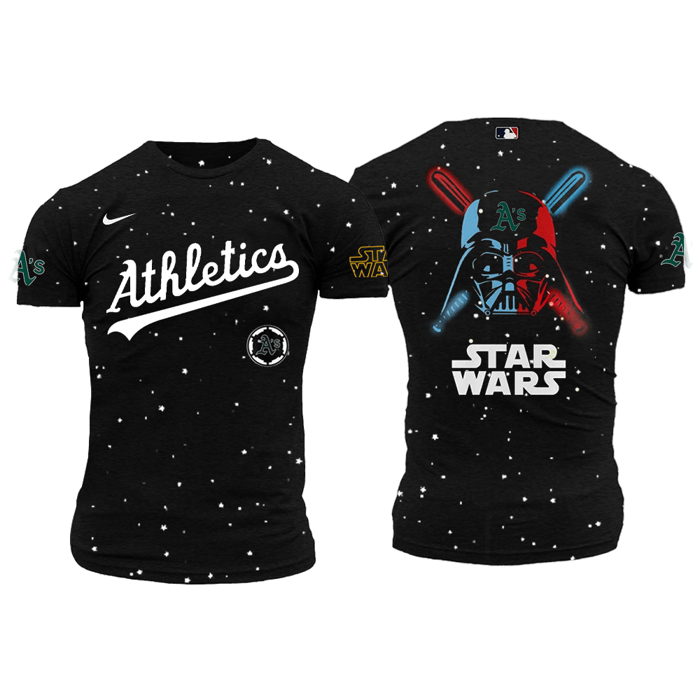 Oakland Athletics MLB x Star Wars 2025 Shirt Fathers Day Gifts For Husband