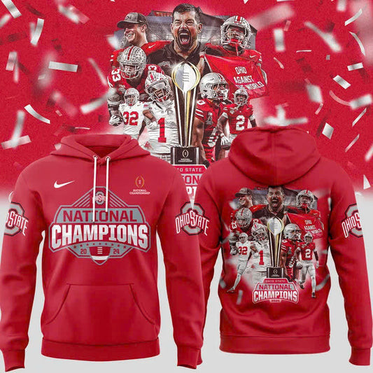 Ohio State Buckeyes NCAA National Champions Hoodie Presents For Football Fans