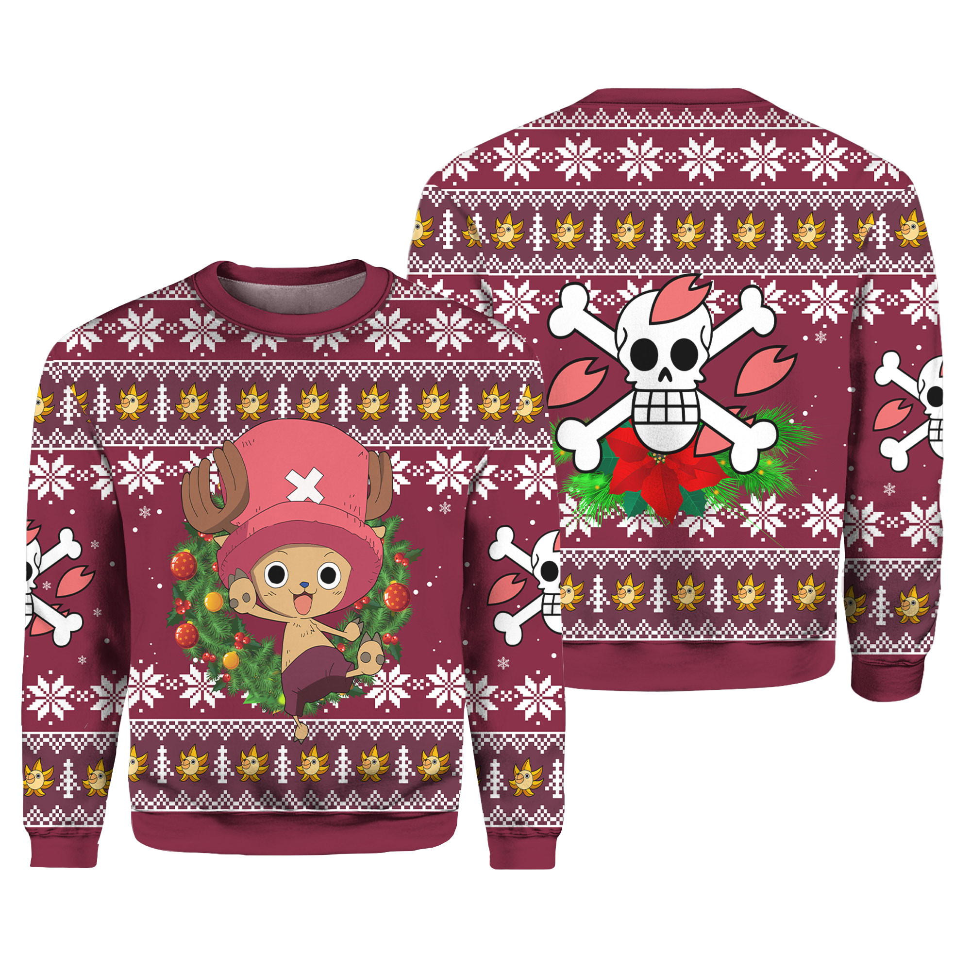 One Piece Chopper Ugly Christmas Sweater