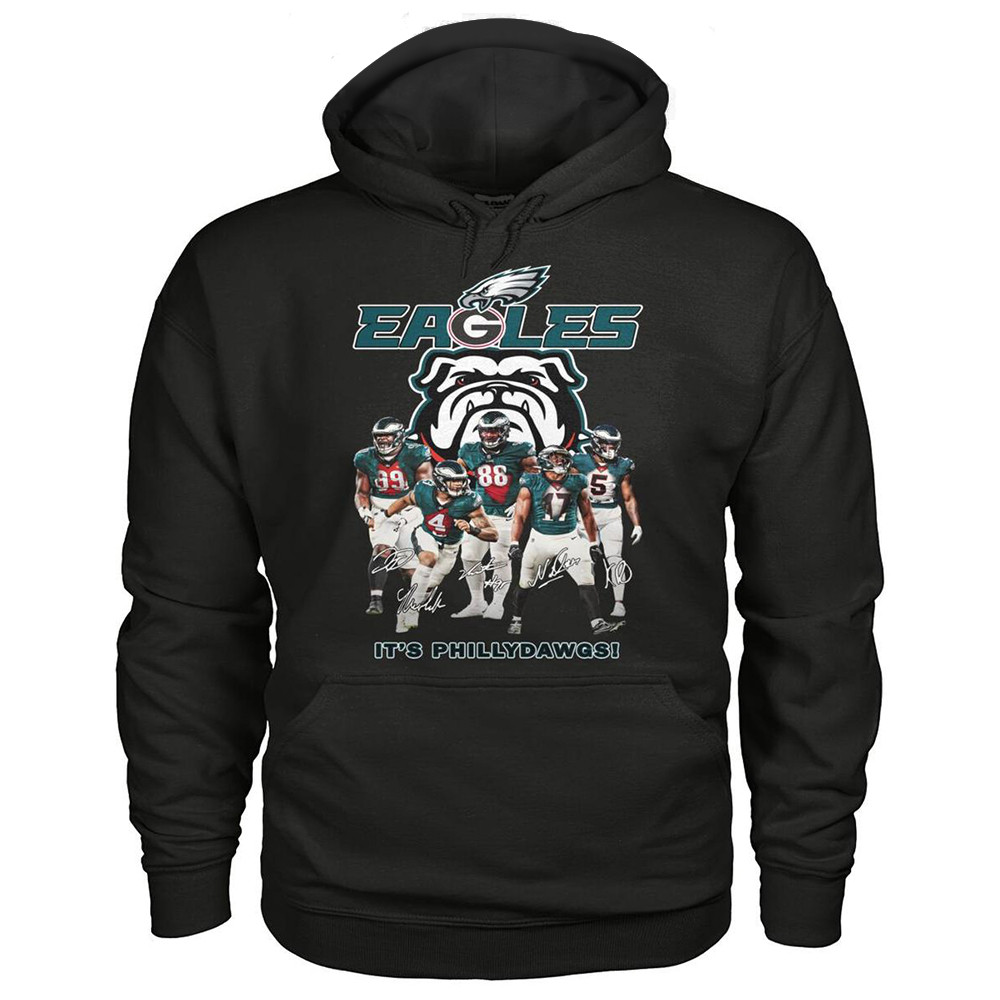 Philadelphia Eagles Bulldogs Its Phillydawgs Hoodie Presents For Football Fans