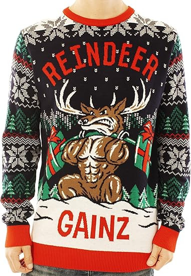 Reindeer Gainz Ugly Christmas Sweater