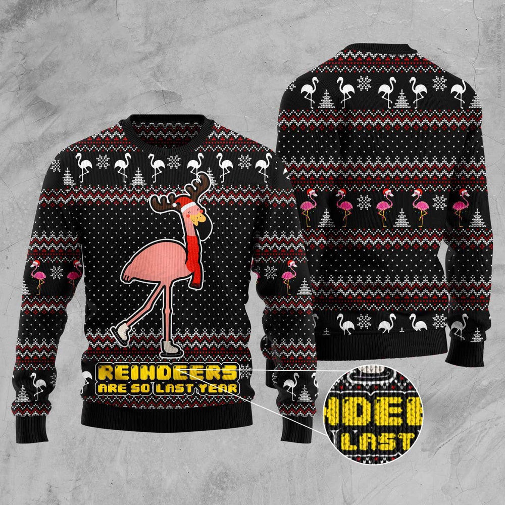 Reindeers Are So Last Year Ugly Christmas Sweater