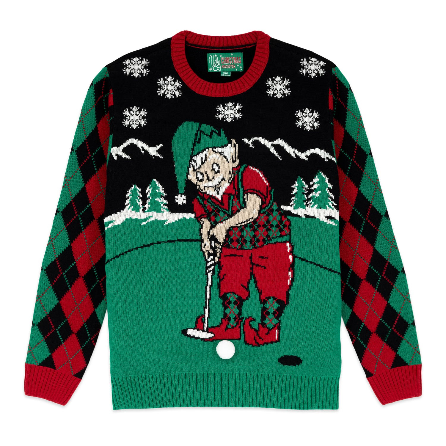 Role Playing Dice D&D Christmas Ugly Sweater Powder Pink