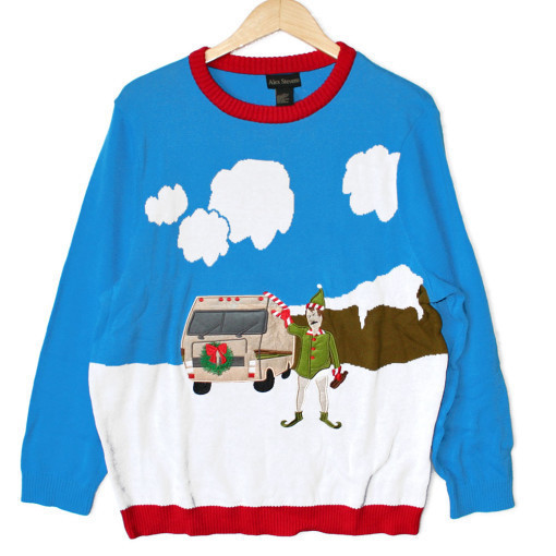 RV Camper Ugly Christmas Sweater