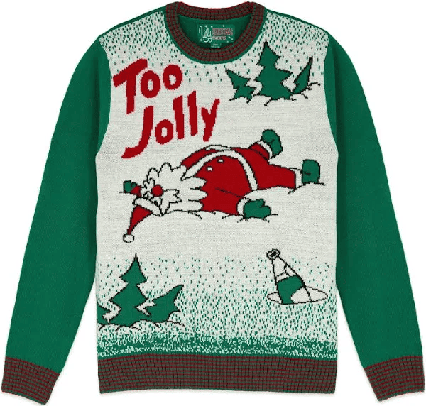 Santa Claus Too Jolly Ugly Christmas Sweater