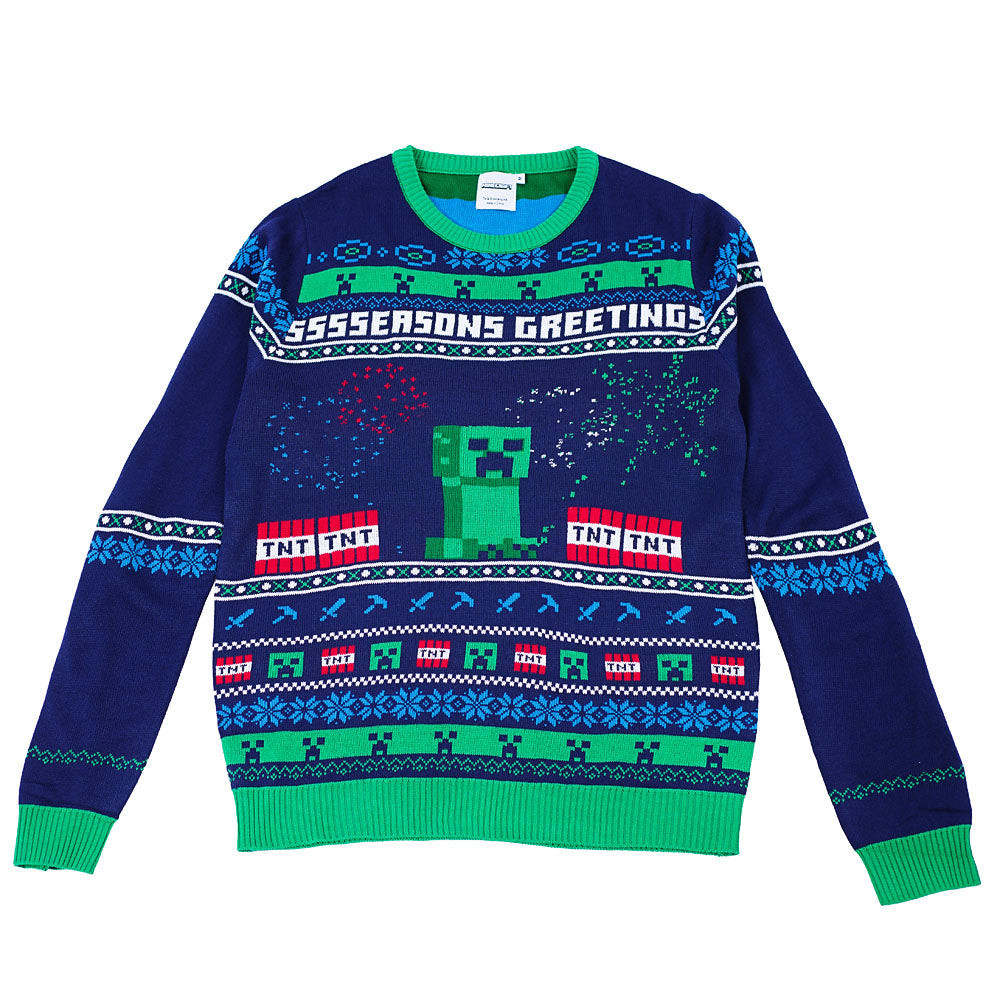 Seasons Greetings Creeper Ugly Holiday Sweater