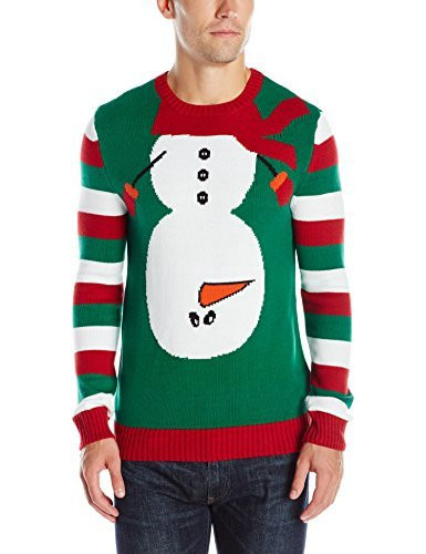Snowman Upside Down Ugly Christmas Sweater