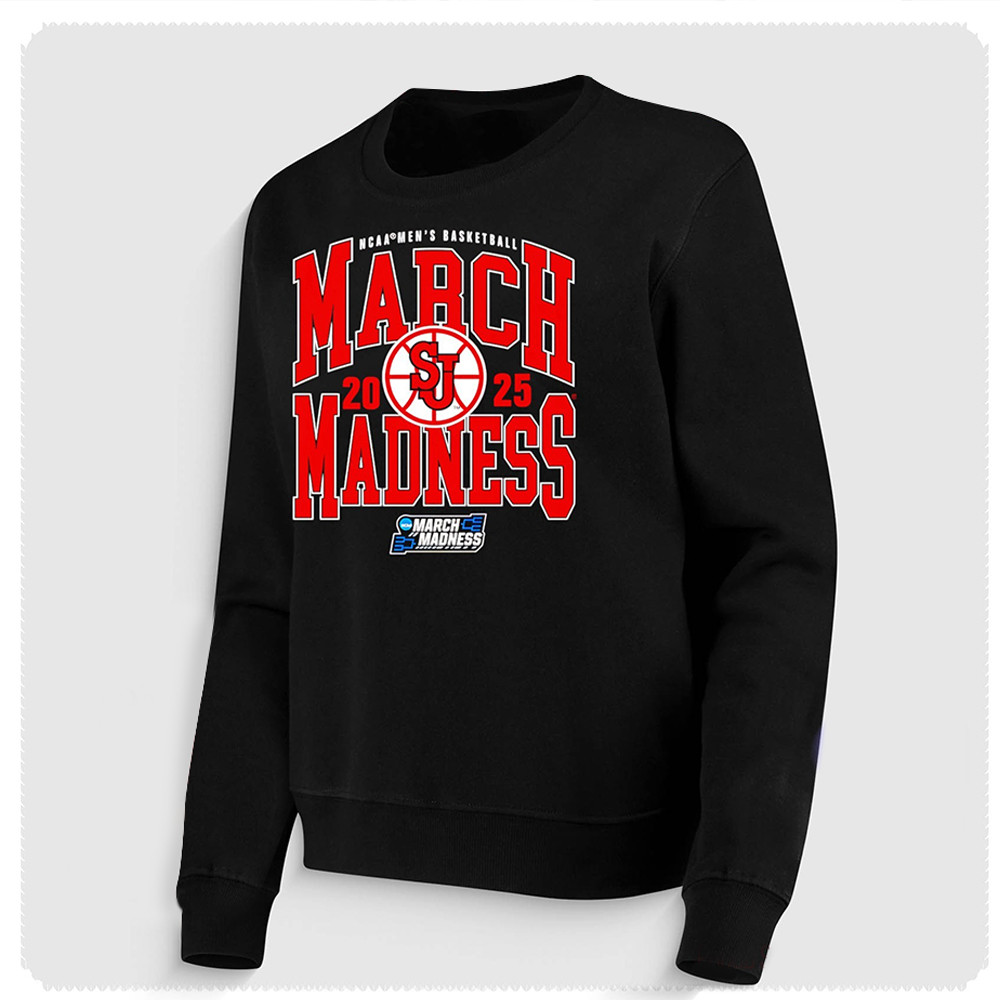St. Johns NCAA Mens Basketball March Madness 2025 Sweatshirt Gifts For Basketball Fan