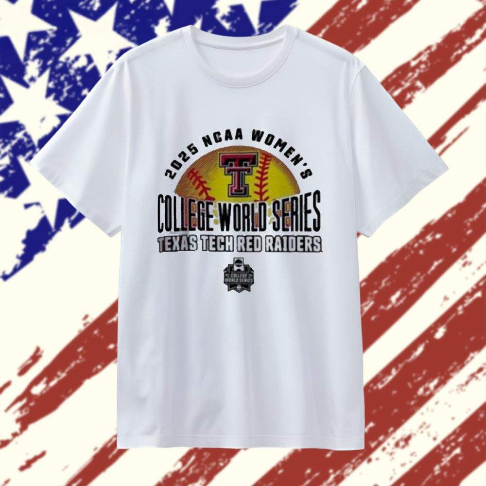 Texas Tech 2025 Softball College World Series NCAA T-Shirt NCAA Merch Gifts For Softball Lovers