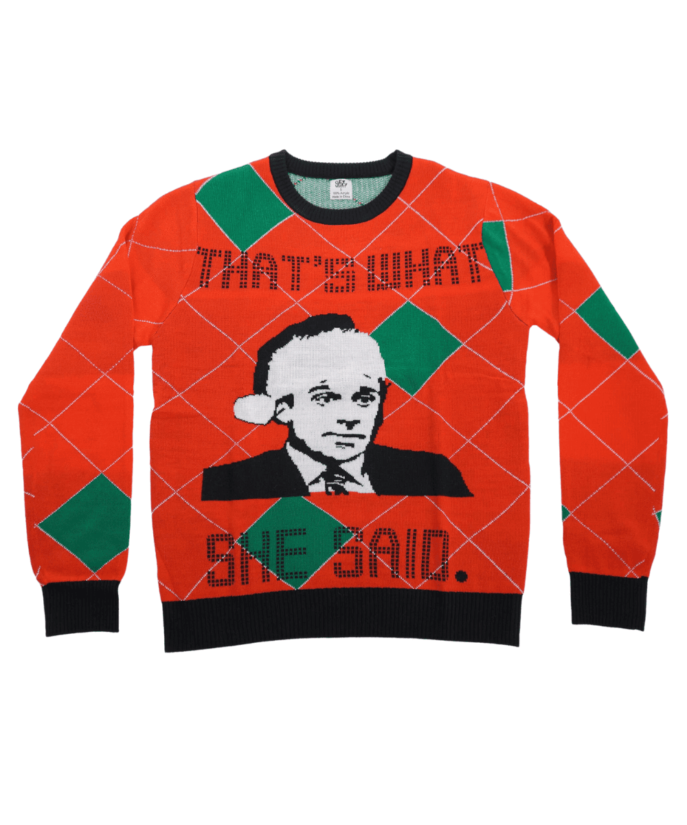 Thats What She Said Ugly Christmas Sweater