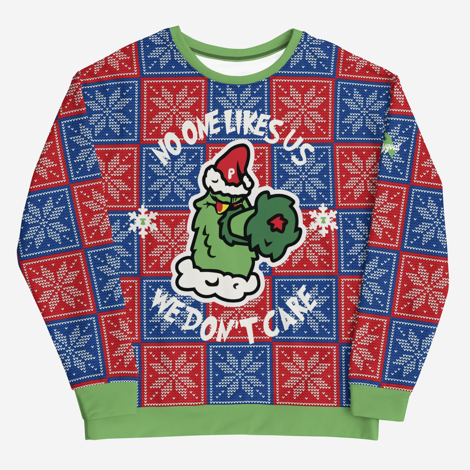 The Phrinch No One Likes Us We Dont Care Ugly Christmas Sweater