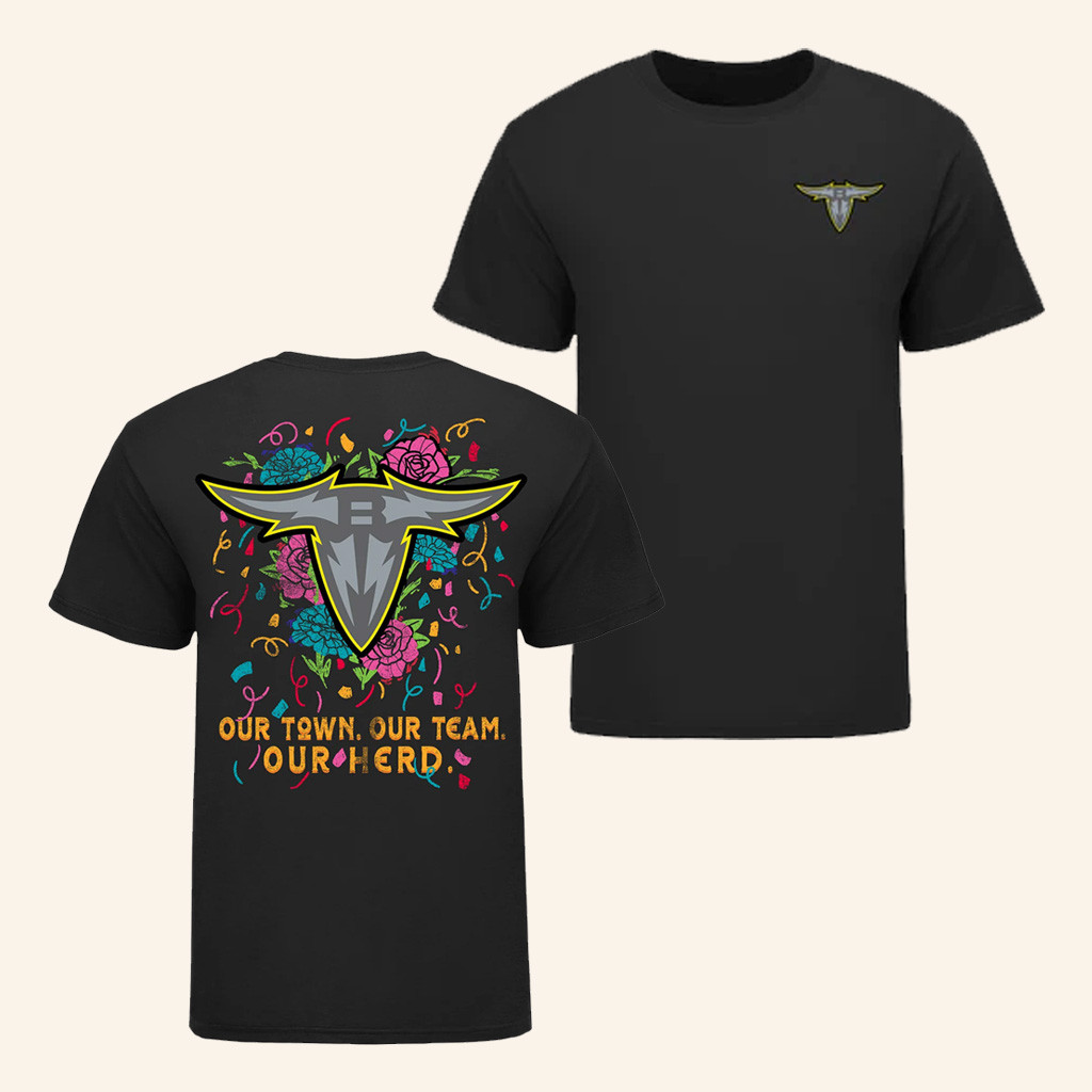 Theufl Merch San Antonio Brahmas Fiesta Mens T-Shirt Gifts For Him