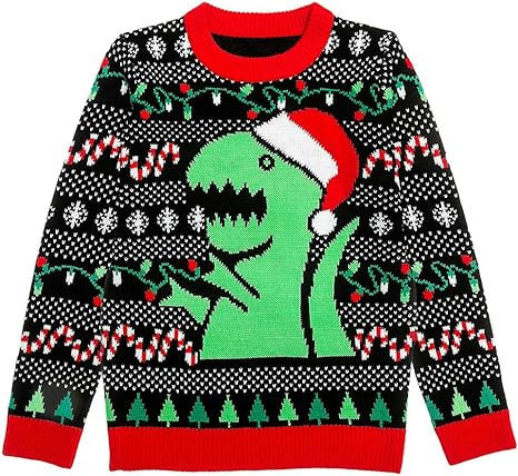 Trex Ugly Christmas Sweater Dino Lovers