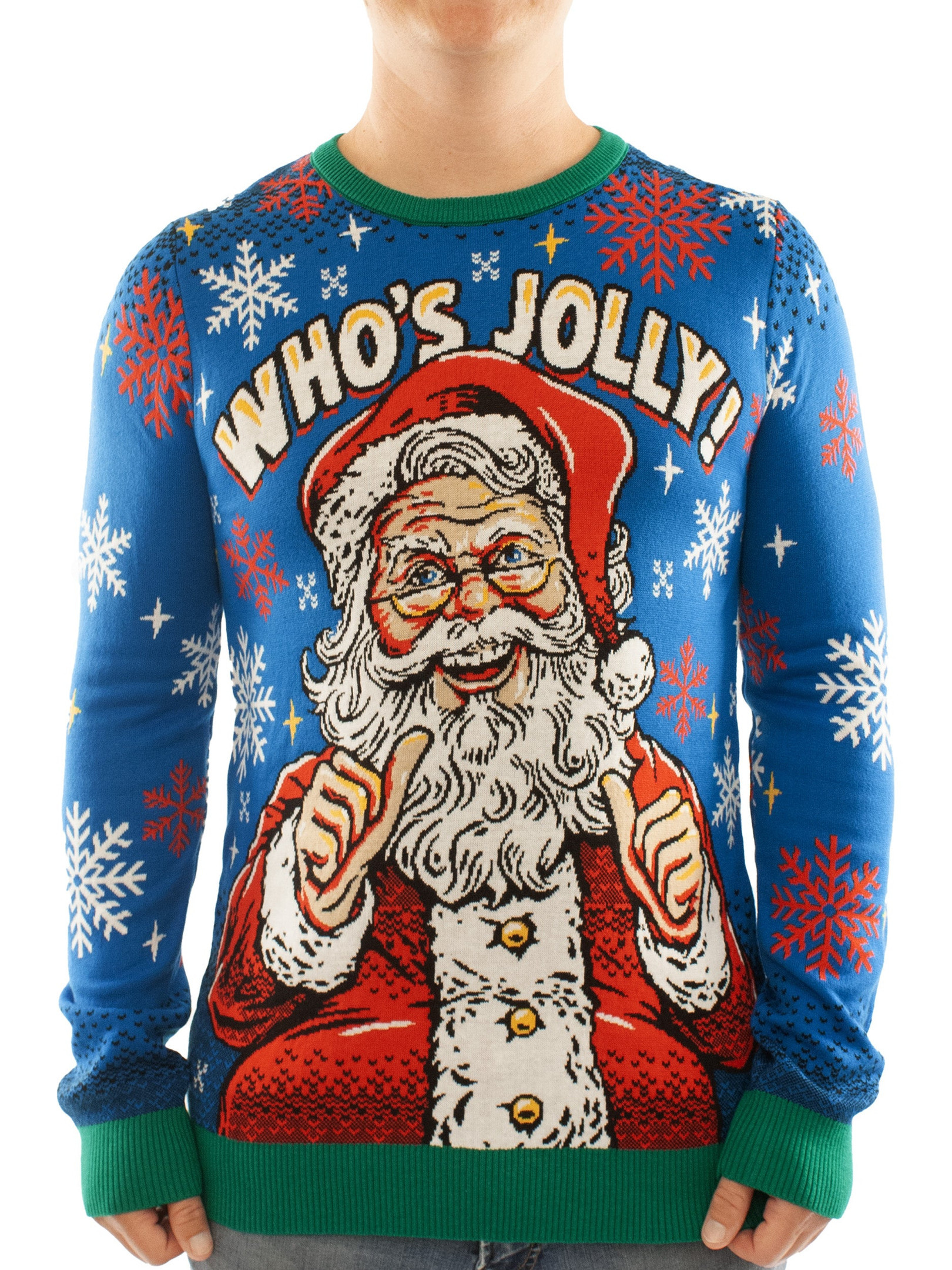 Whos Jolly Ugly Christmas Sweater