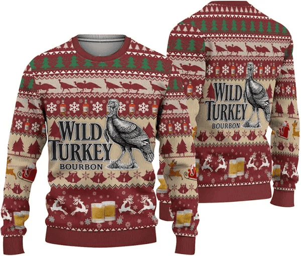 Wild Turkey Bourbon Ugly Sweater