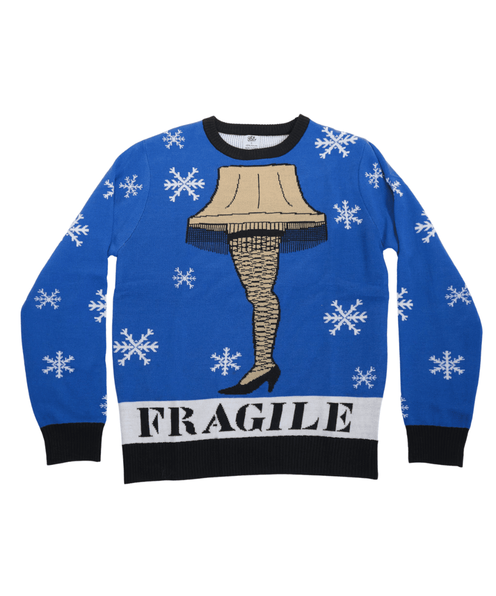 A Christmas Story Fragile Ugly Christmas Sweater