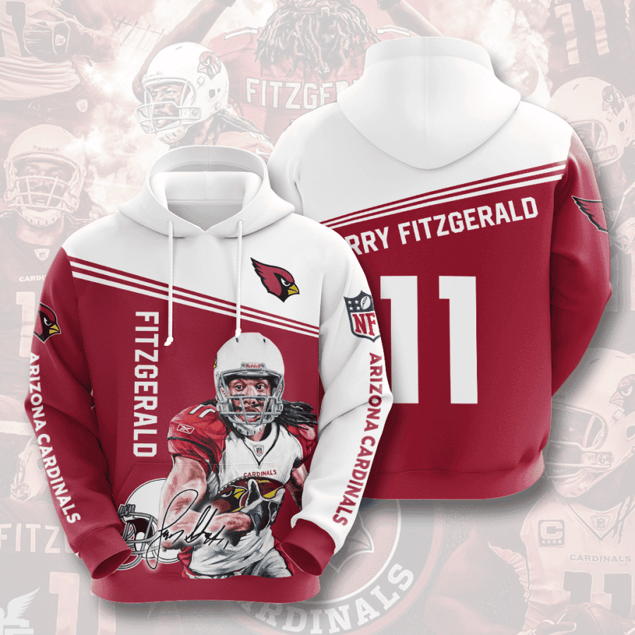 Arizona Cardinals Fitzgerald 11 Hoodie Zip Hoodie Version 2990