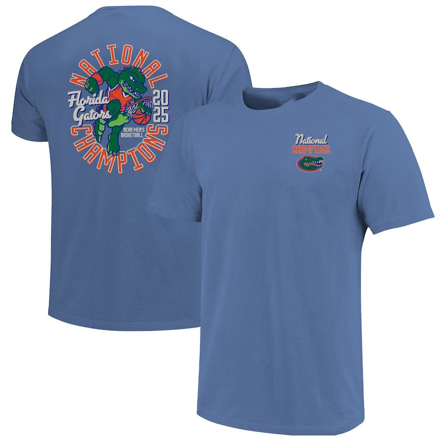 Blue Florida Gators 2025 NCAA Mens Basketball National Champions T-Shirt Boyfriend Gifts