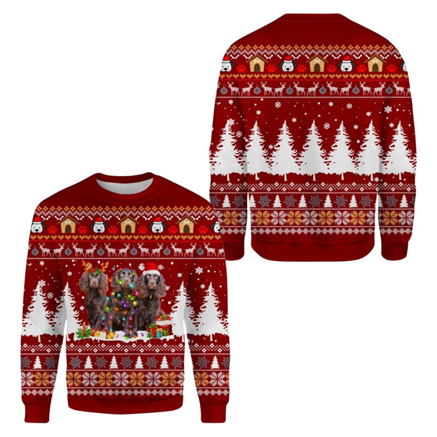 Boykin Spaniel Dog Ugly Christmas Sweater