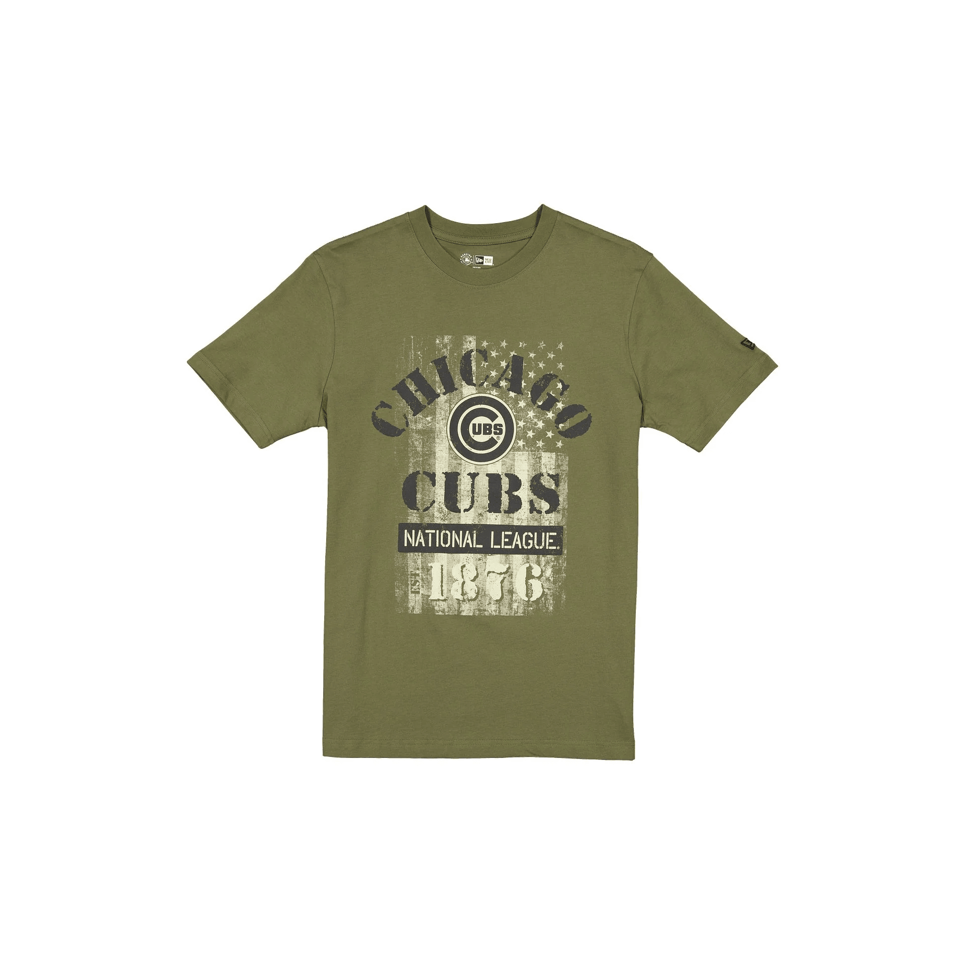 Chicago Cubs Shirt MLB Armed Forces Day 2025 Green T-Shirt Merch Fathers Day Gifts