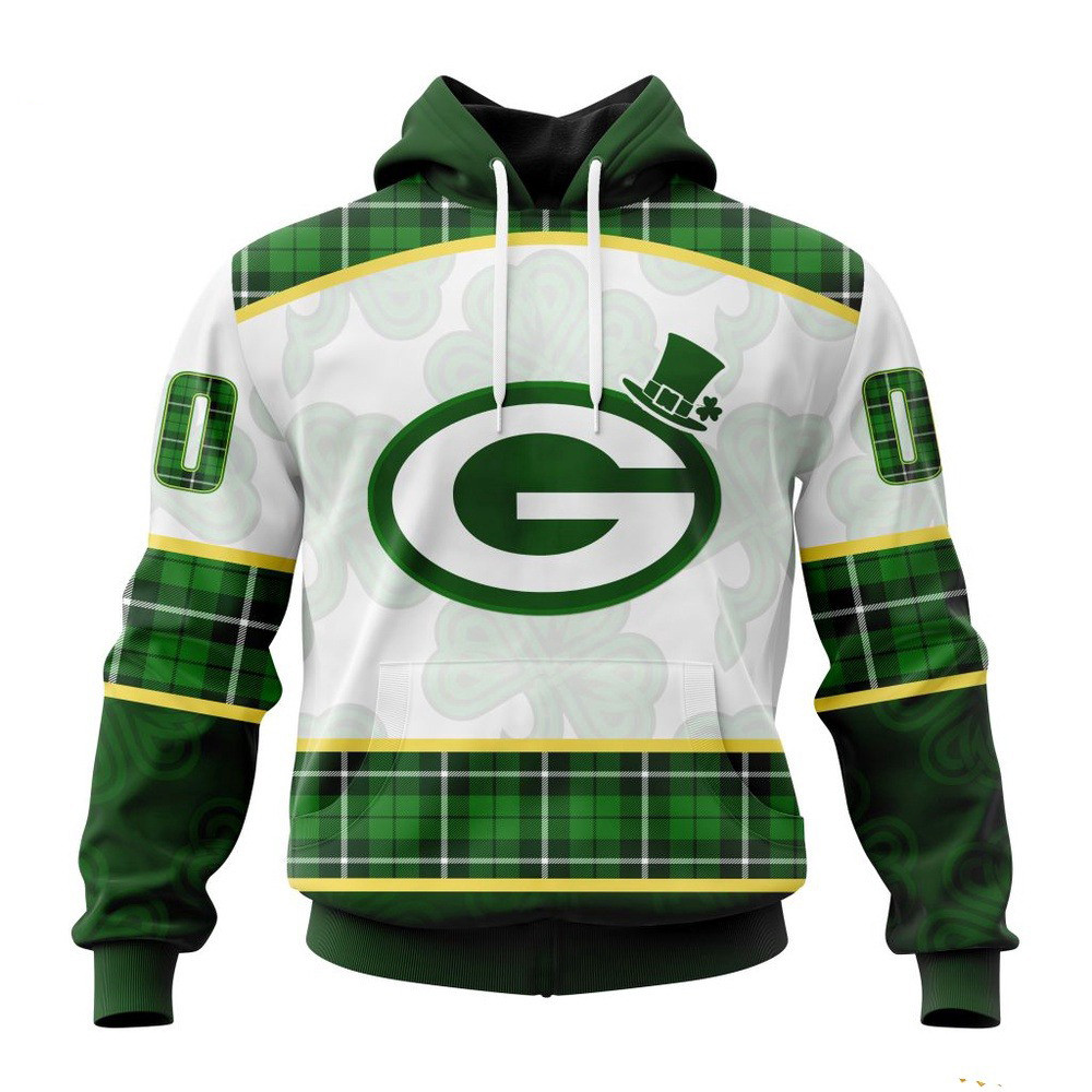 Custom NFL Green Bay Packers St Patricks Day Hoodie Unique Gifts For Football Lovers