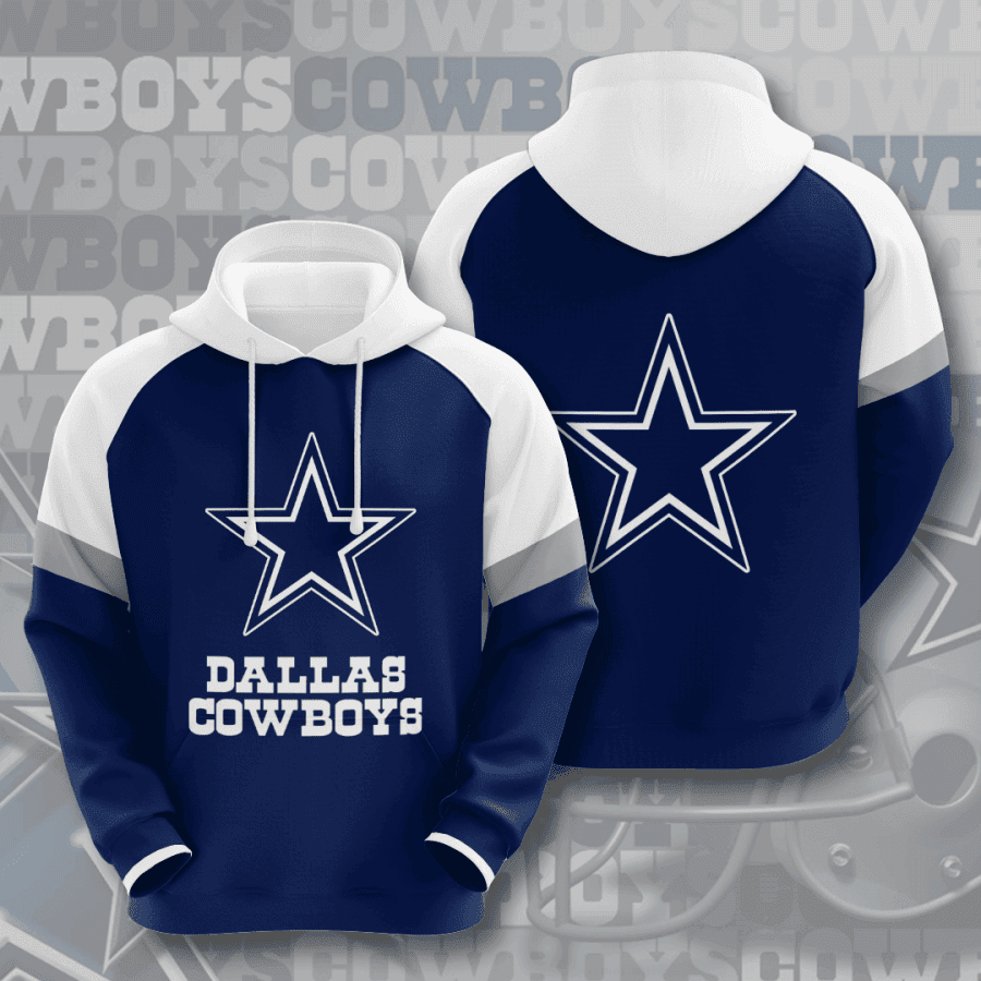Dallas Cowboys Big Logo Hoodie Zip Hoodie Version 2639