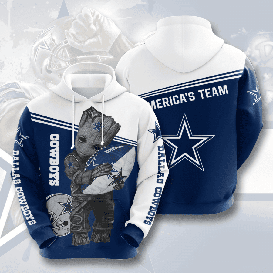 Dallas Cowboys Hoodie Zip Hoodie Version 1268