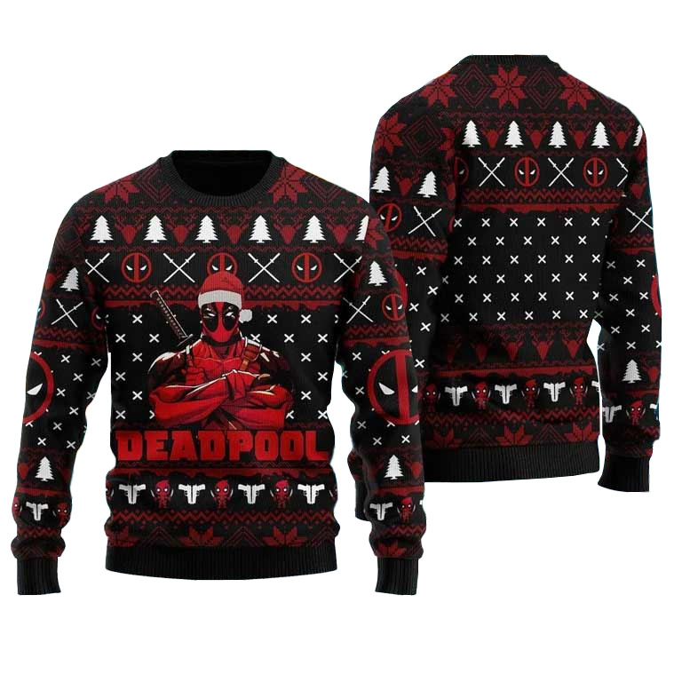 Deadpool Marvel Ugly Christmas Sweater