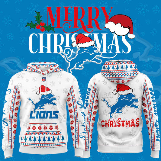 Detroit Lions Christmas 2024 Hoodie Unique Gifts For Football Fans