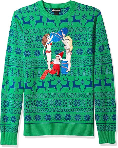 Drunk Elf Ugly Christmas Sweater