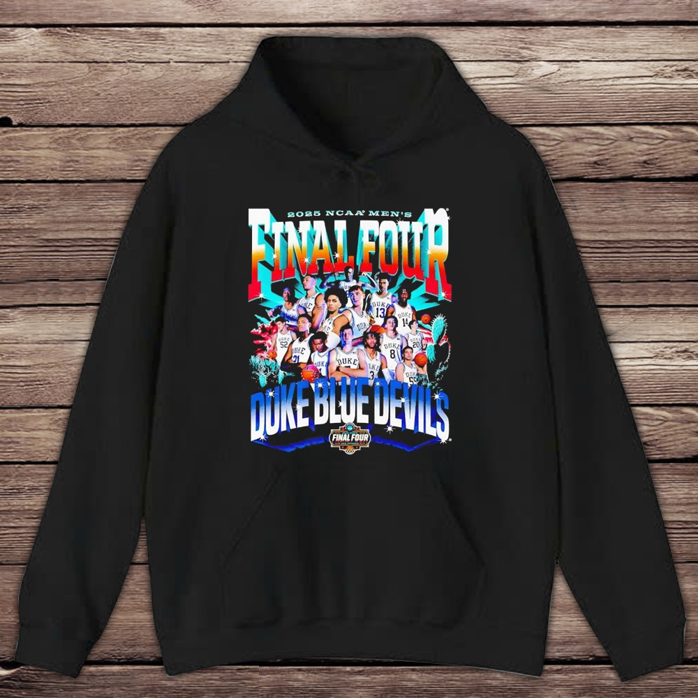 Duke Blue Devils 2025 NCAA Mens Final Four Team Players Hoodie Basketball Enthusiast Gifts