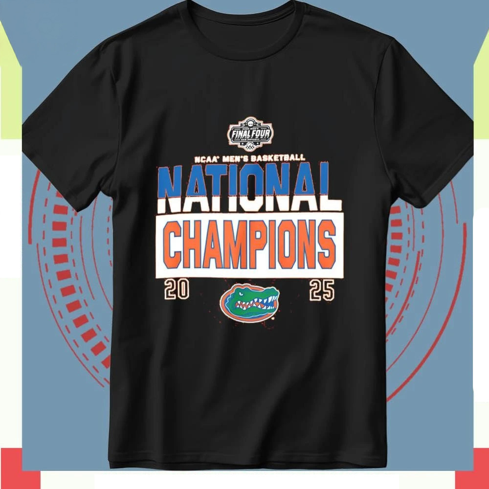 Florida Gators Champion 2025 Ncaa MenS Basketball Shirt Gifts For Fans