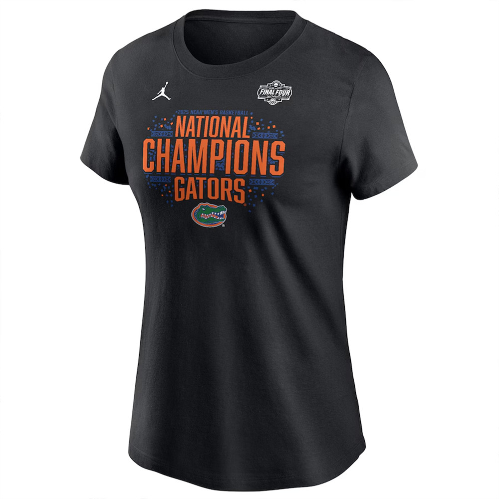 Florida Gators Jordan Brand Womens 2025 NCAA Mens Basketball National Champions T-Shirt