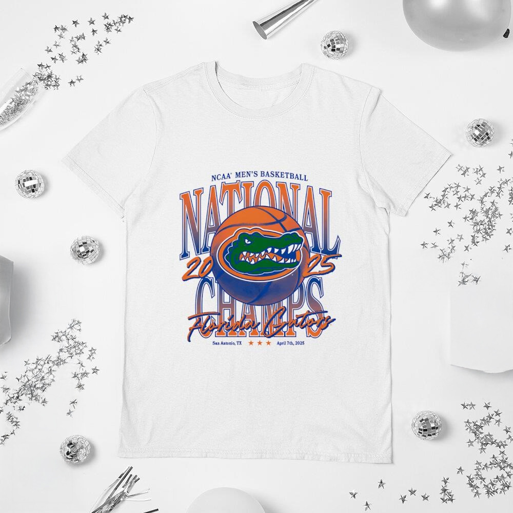 Florida Gators NCAA Mens Basketball National Champions Shirt Mens Gifts For Basketball Fan