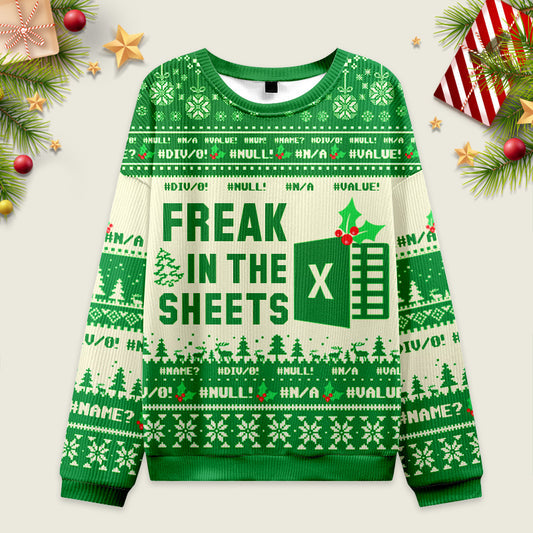 Freak In The Sheets Spreadsheet Excel Christmas Ugly Sweater