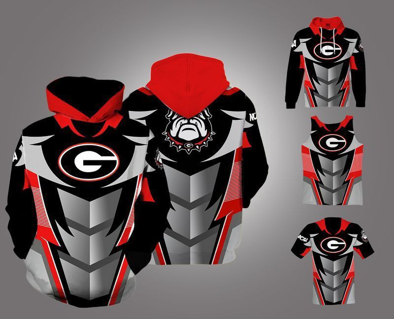 Georgia Bulldogs Ncaa Hoodie Zip Hoodie