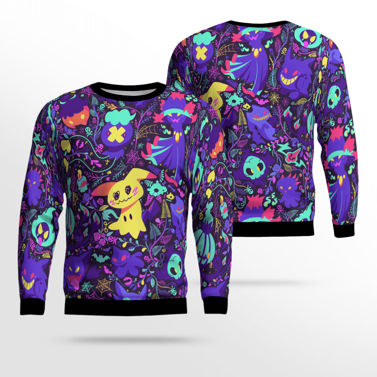 Ghost Type 3D Sweater