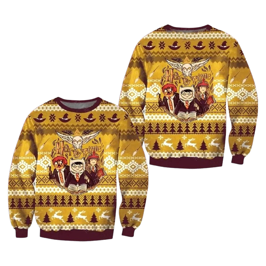 Harry Adventure Time Ugly Christmas Sweater