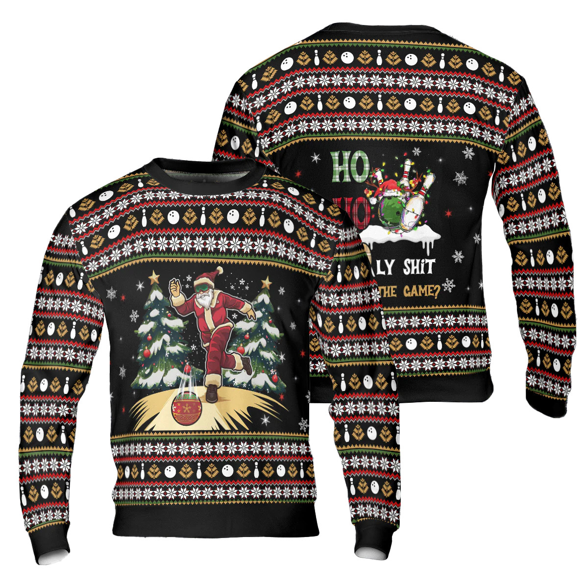Ho Ho Holy Shot Ugly Christmas Sweater