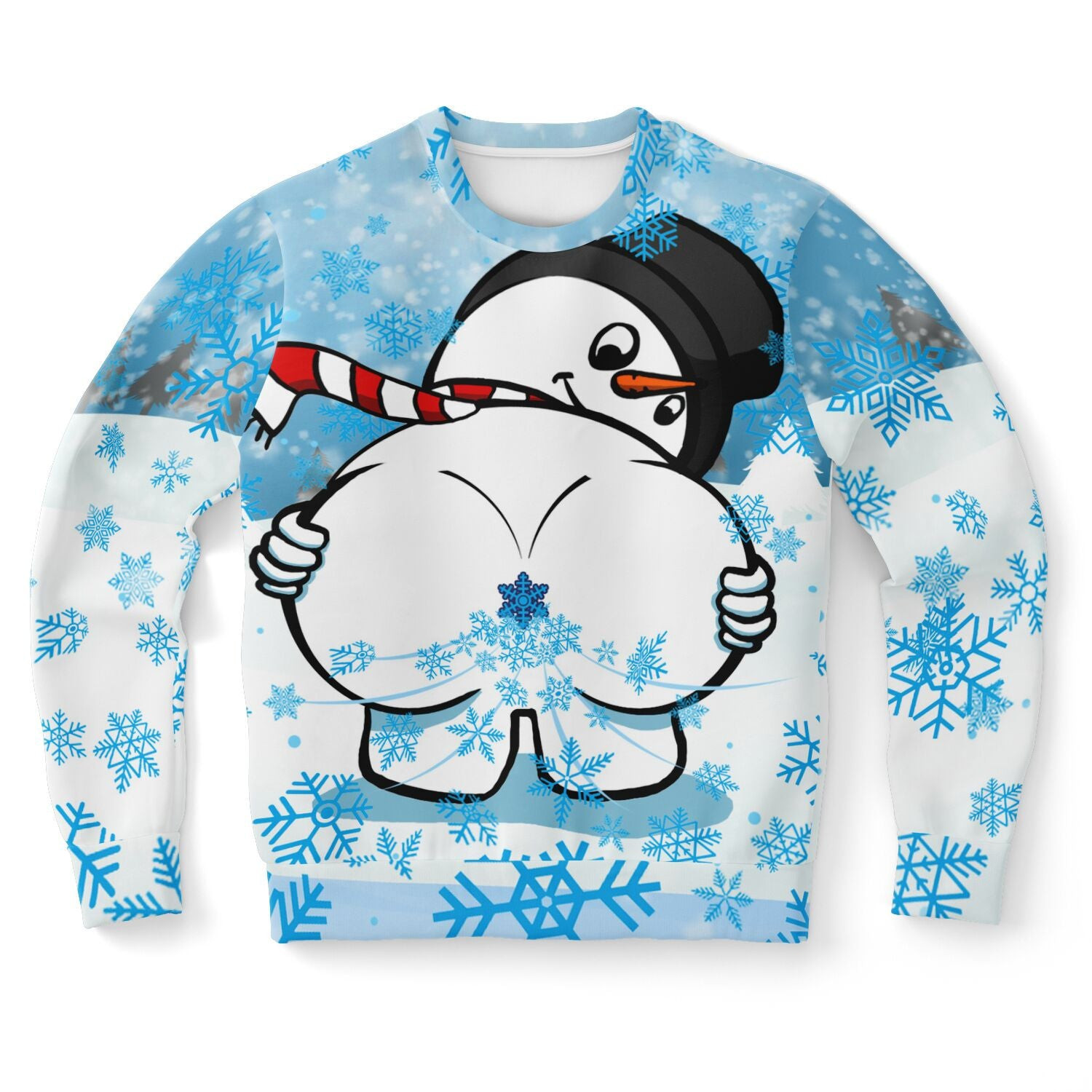How Snowflakes Are Really Made Snowman Christmas Ugly Sweater