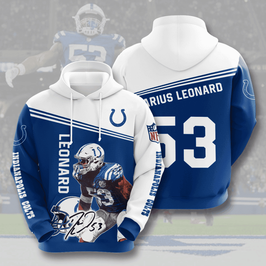 Indianapolis Colts Hoodie Zip Hoodie Version 1723