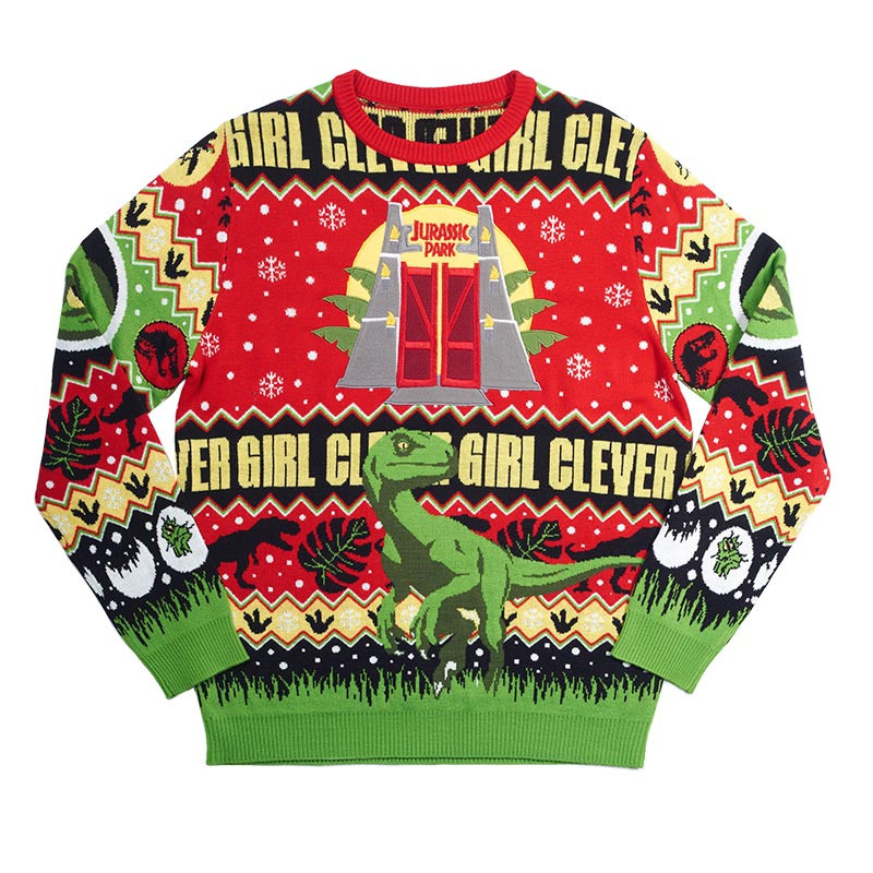 Jurassic Park Christmas Ugly Sweater