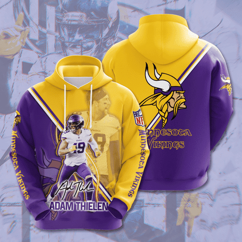 MINNESOTA VIKINGS Adam Thielen Hoodie Zip Hoodie