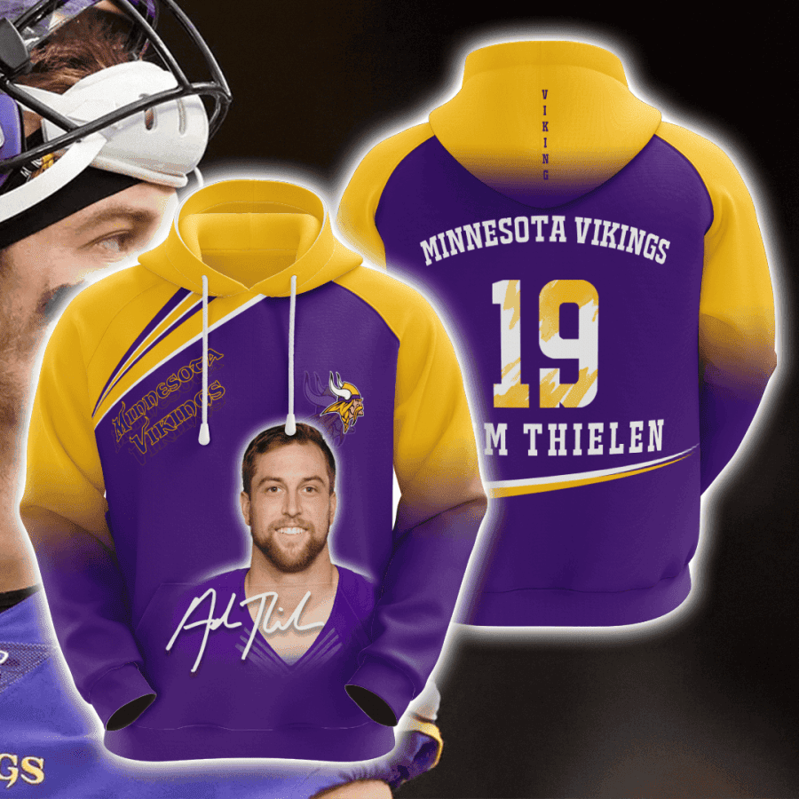 Minnesota Vikings Hoodie Zip Hoodie Version 249