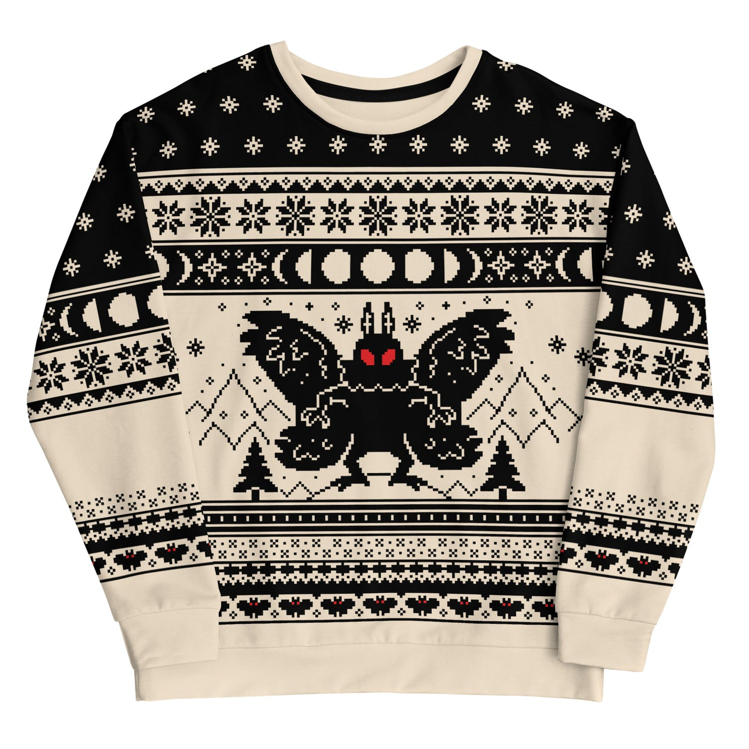 Mothman Ugly Christmas Sweater
