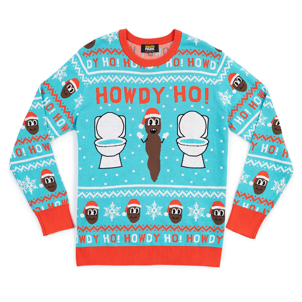 Mr Hankey Howdy Ho Ugly Christmas Sweater