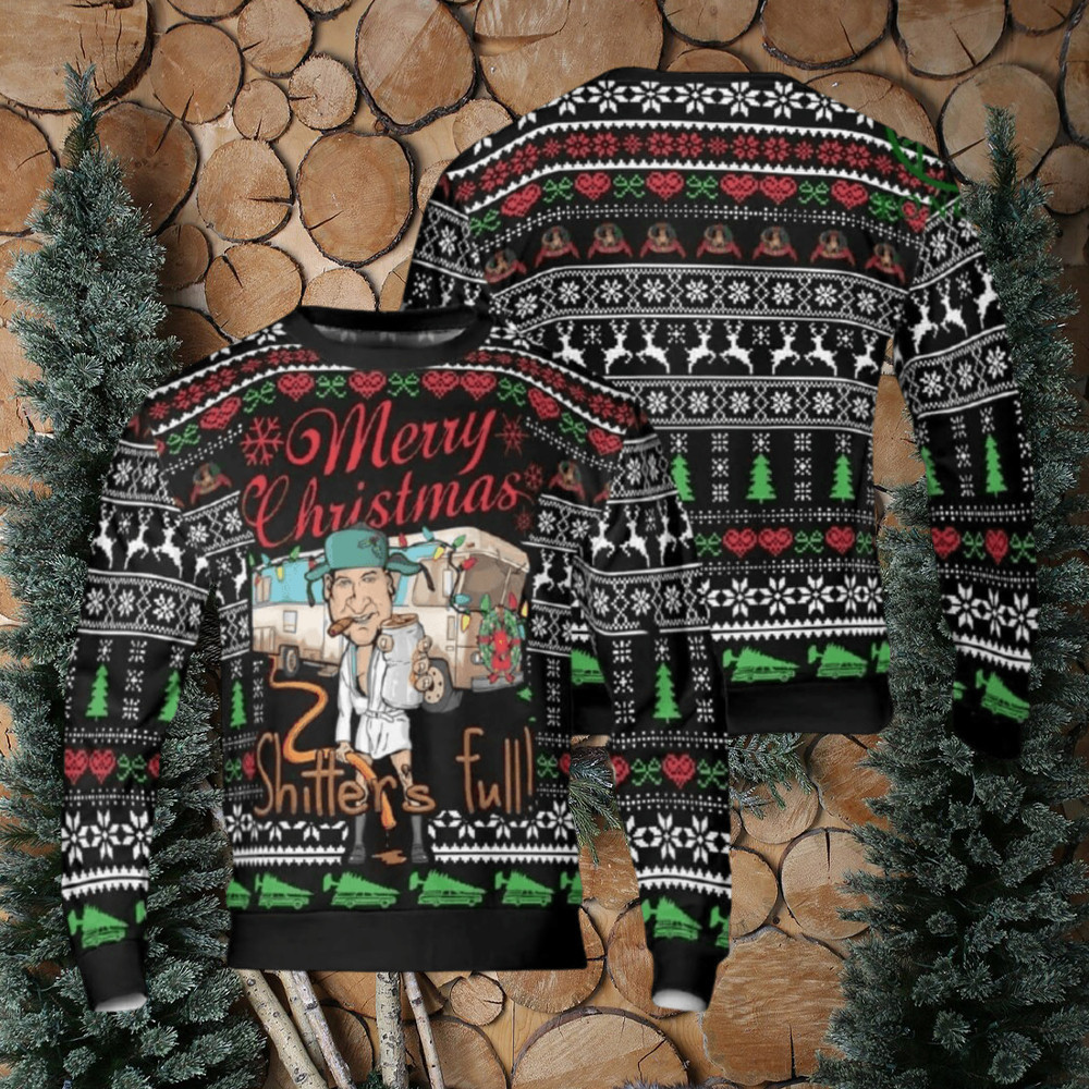 National Lampoon Shitters Full Vacation Knitted Christmas Sweater
