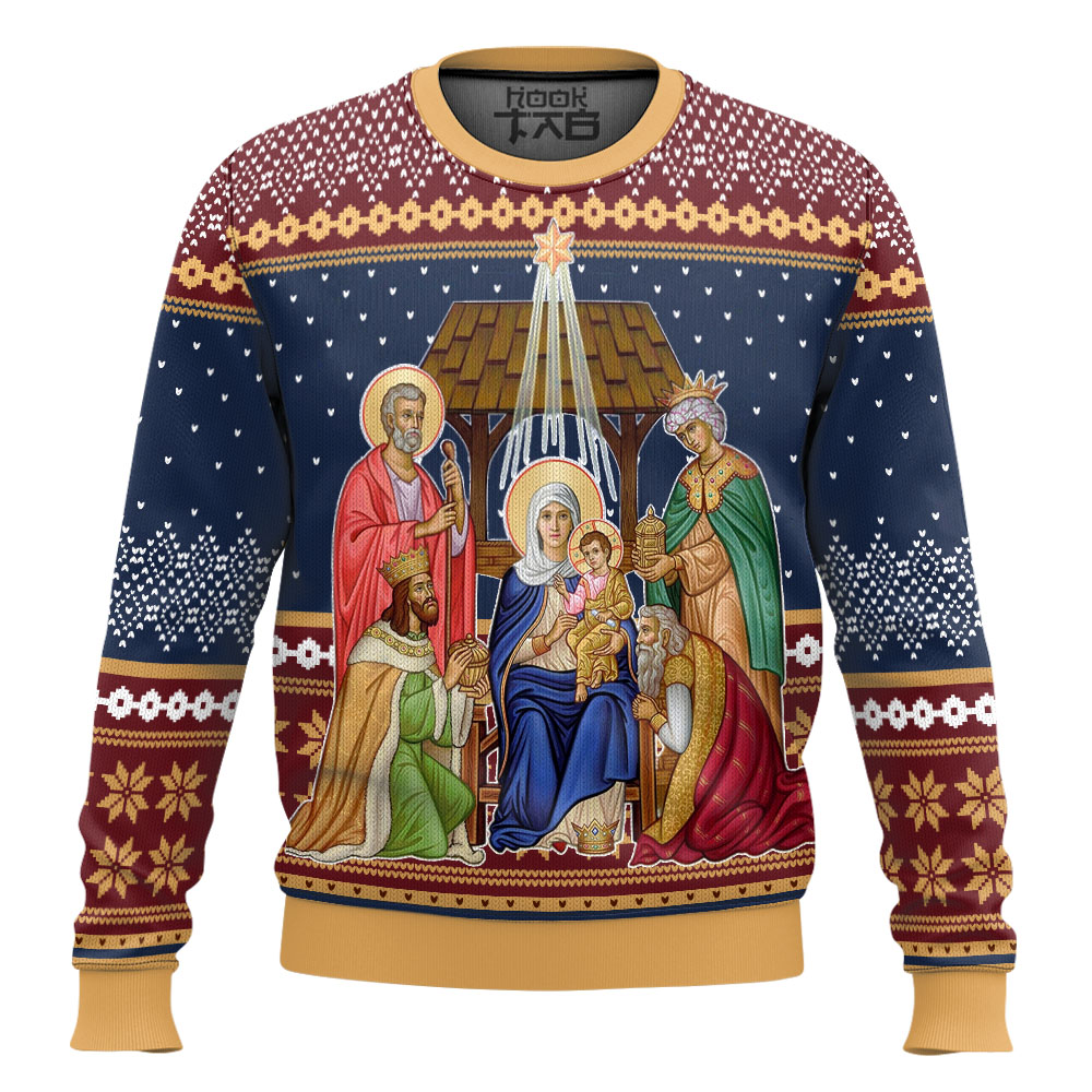 Nativity of Jesus Christ Christmas Sweater