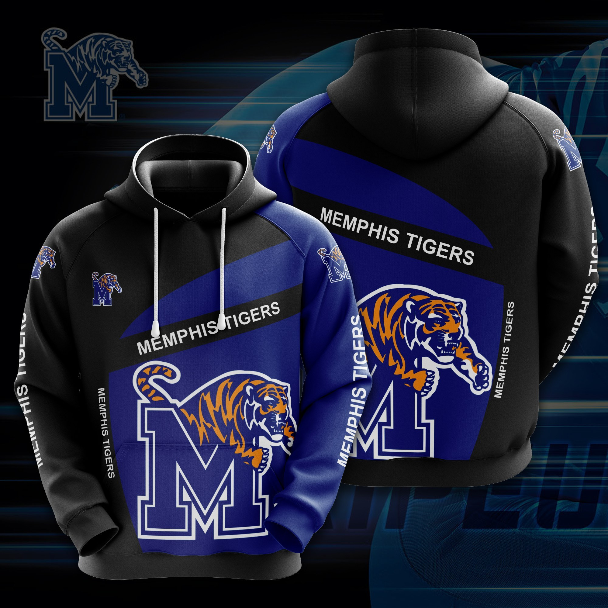 Ncaa Memphis Tigers Hoodie Zip Hoodie