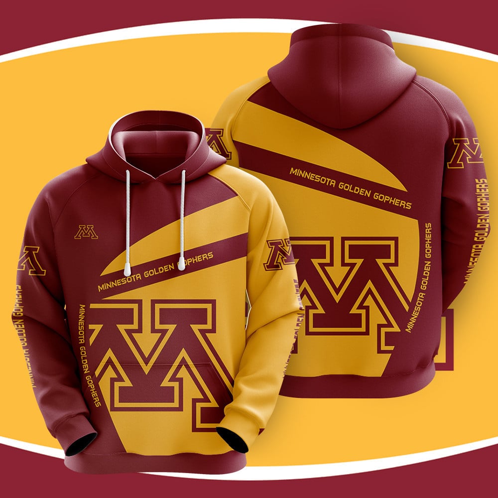 NCAA Minnesota Golden Gophers 3D Hoodie